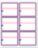 3 1/3 x 4 Rectangle (1 Color) Laser Sheet Mailing Label (6 per sheet)